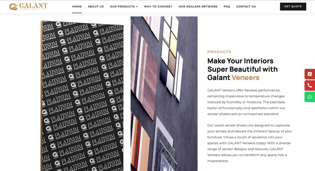 Galant Plywood screenshot 2