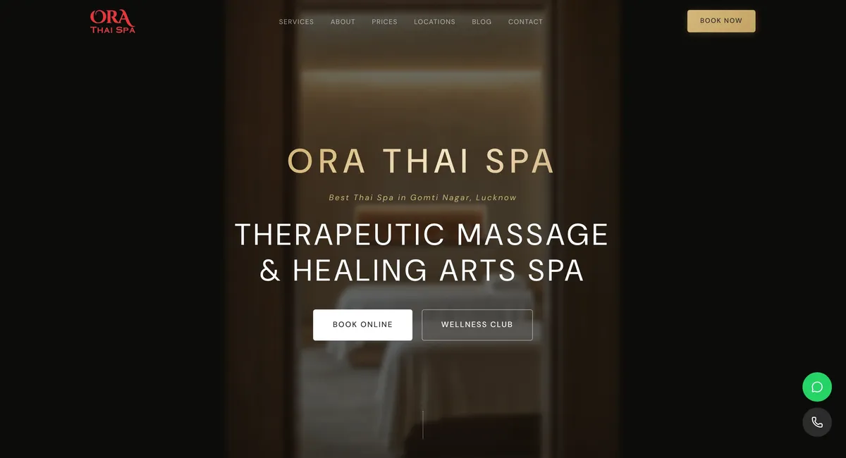 Ora Thai Spa hero screenshot