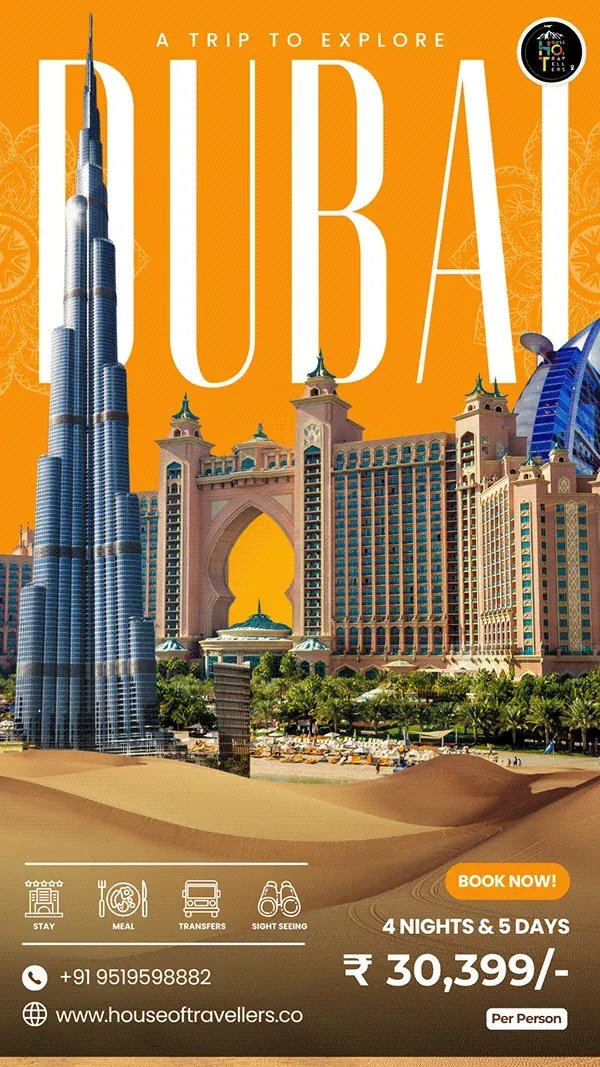 house of travellers holiday package creative