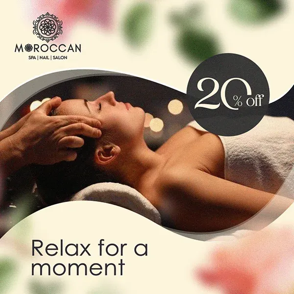 moroccan spa 20 percent off relaxation promotion