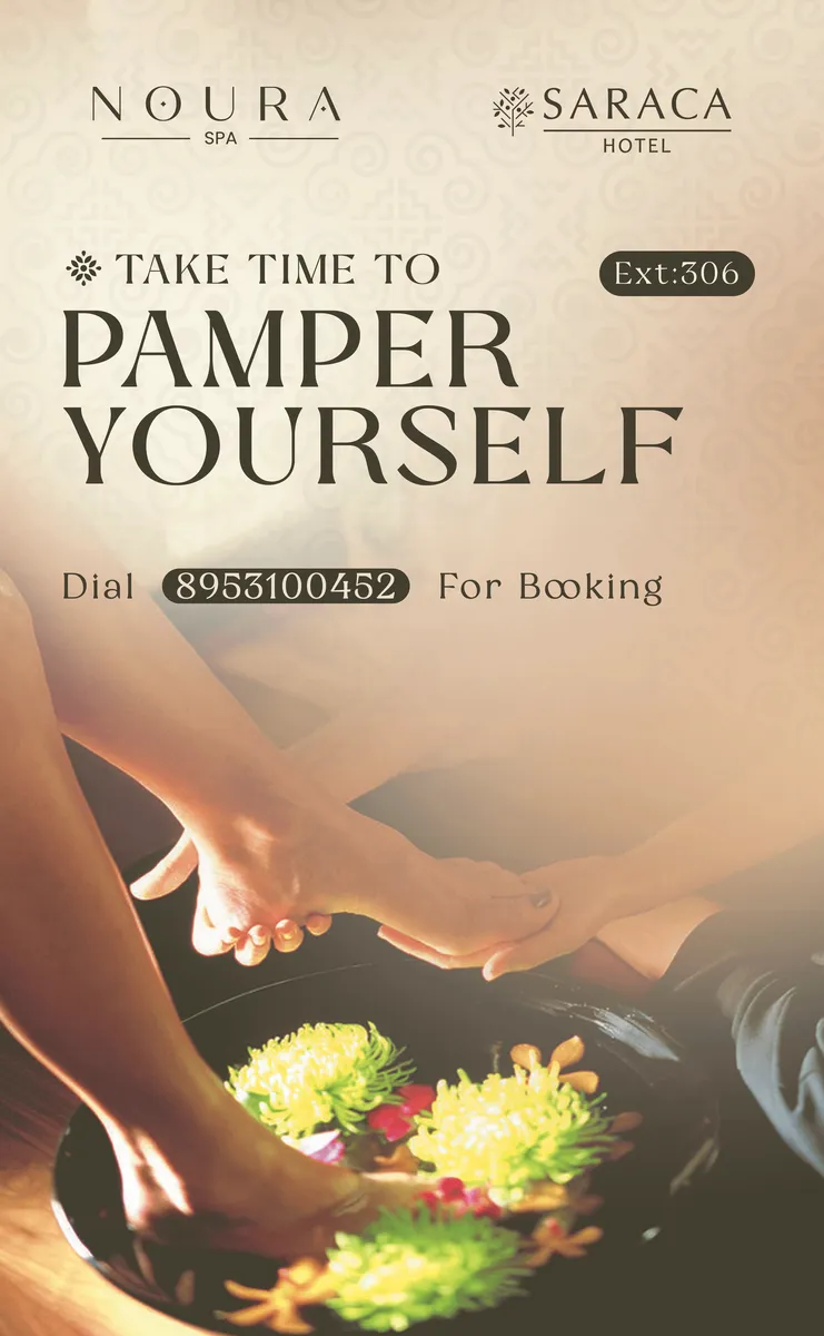 premium salon pamper yourself story poster