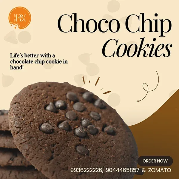 rb bakery choco chip cookies promotional post