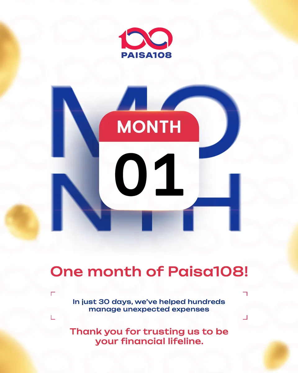 social media marketing one month celebration post
